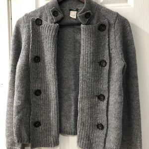J Crew grey sweater small